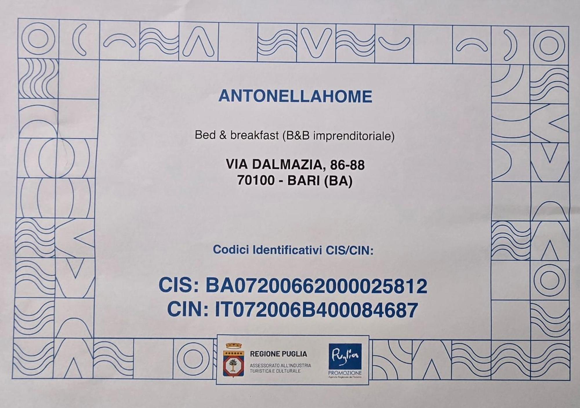 Antonella Home B&B Bari Exterior foto